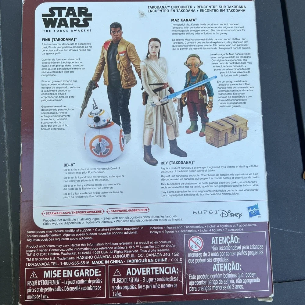 Hasbro Star Wars The Force Awakens Home 3.75 inch Pack Takodana Encounter Action - Picture 3 of 6